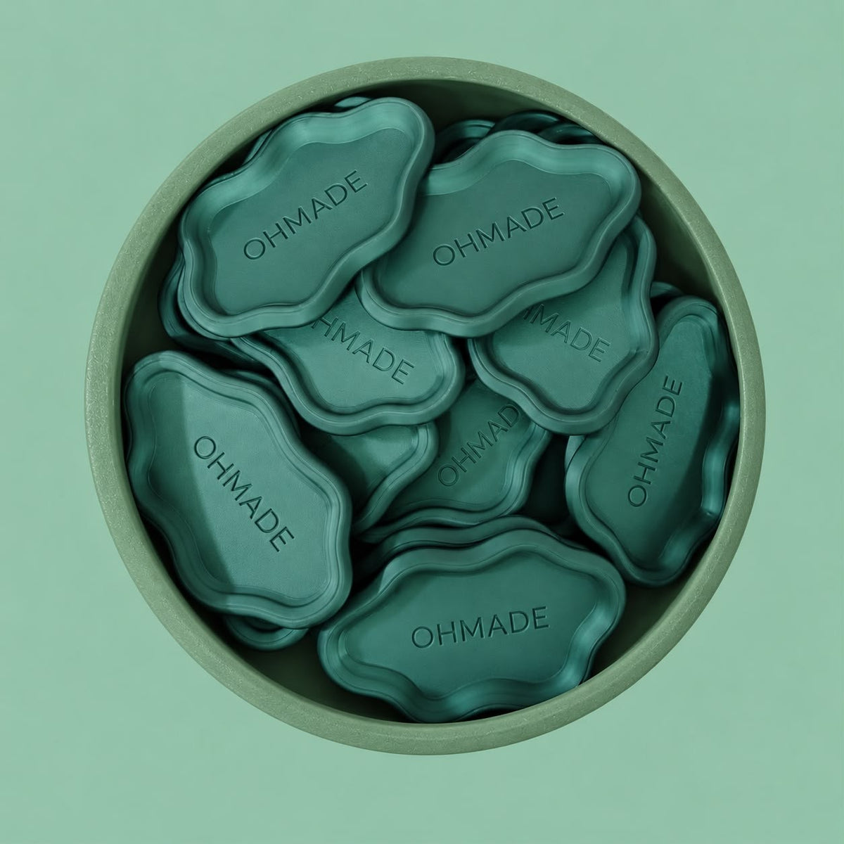 Bowl of cloud jewellery trays with a custom logo