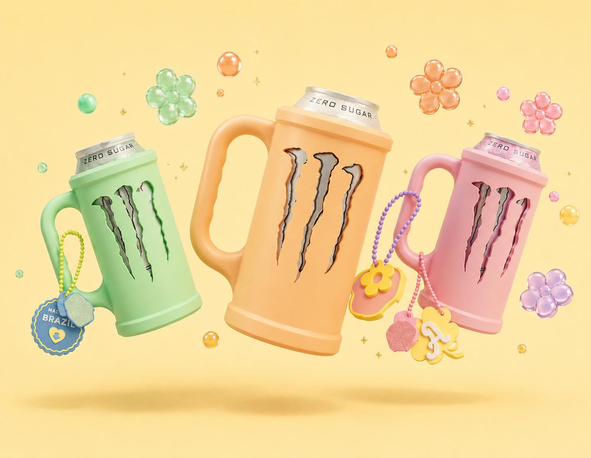 Monster Mug Can Holder Set