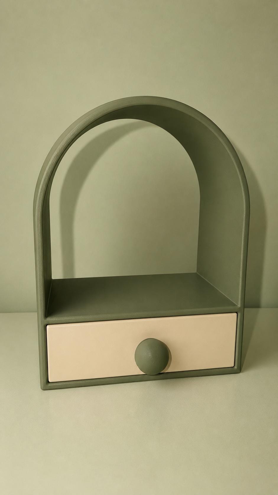 Arched Desk Organiser with Drawer — photo 6