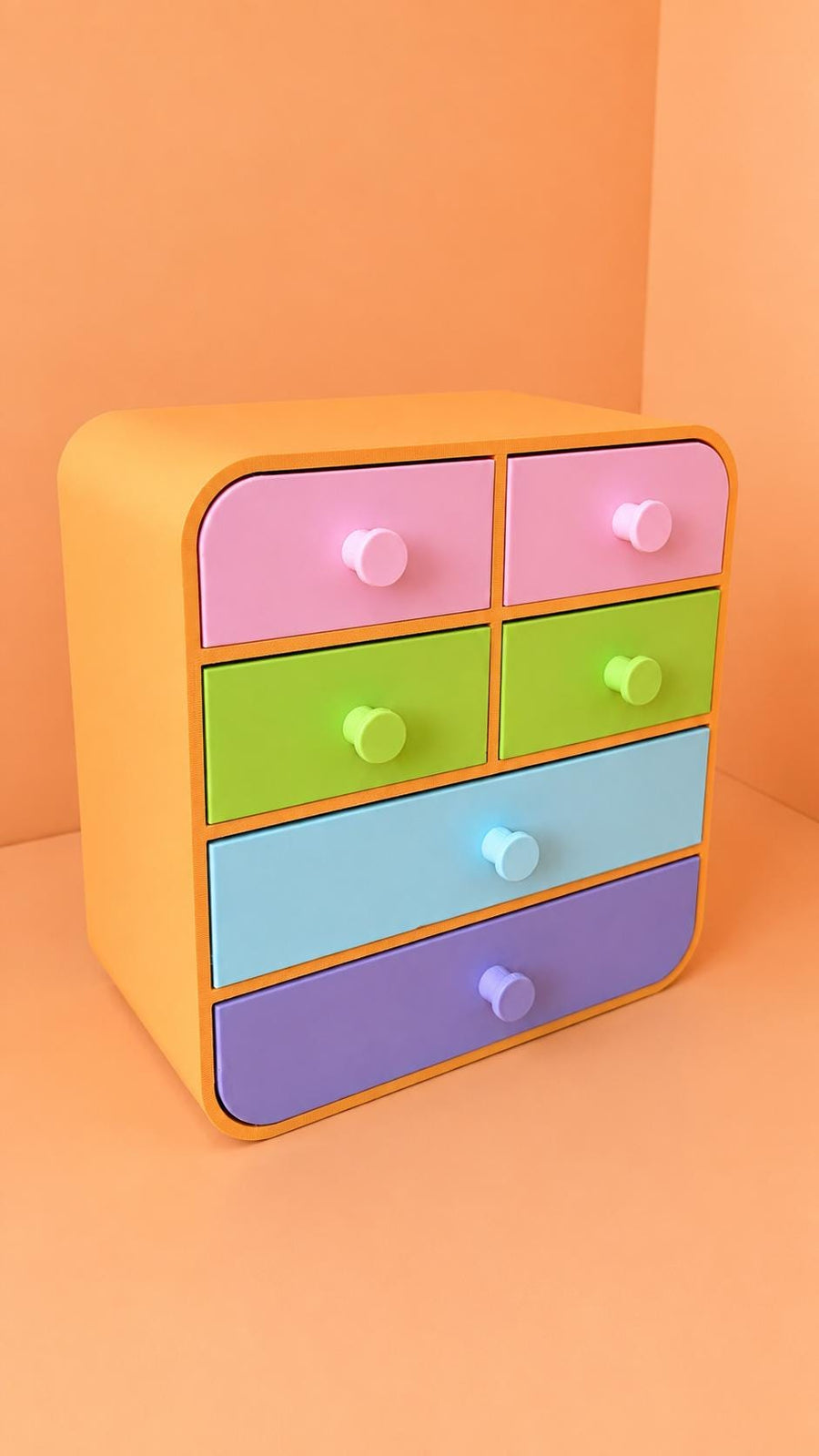 Colourful Multi-Drawer Organiser