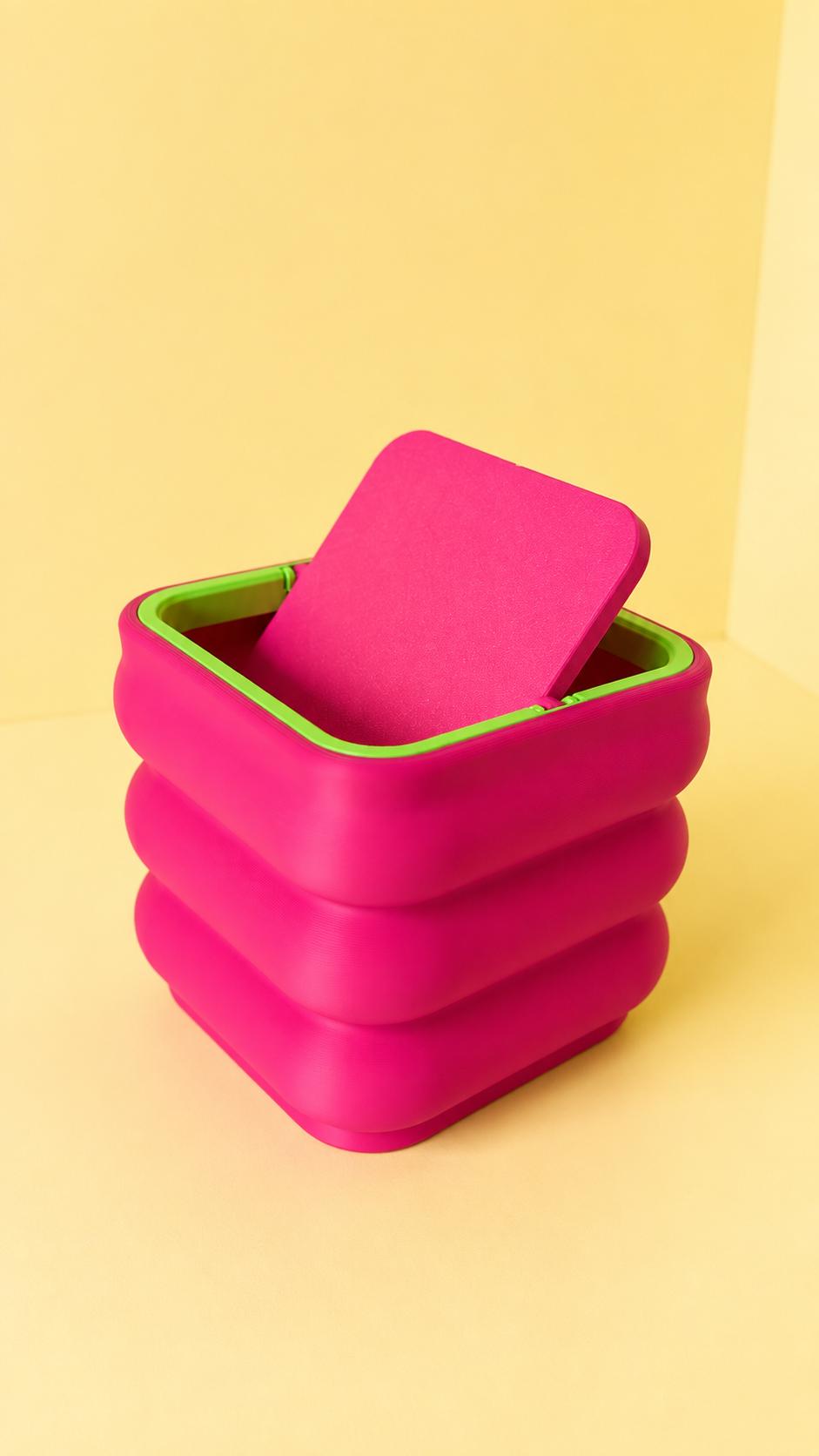 Mini Desktop Bin with Lid