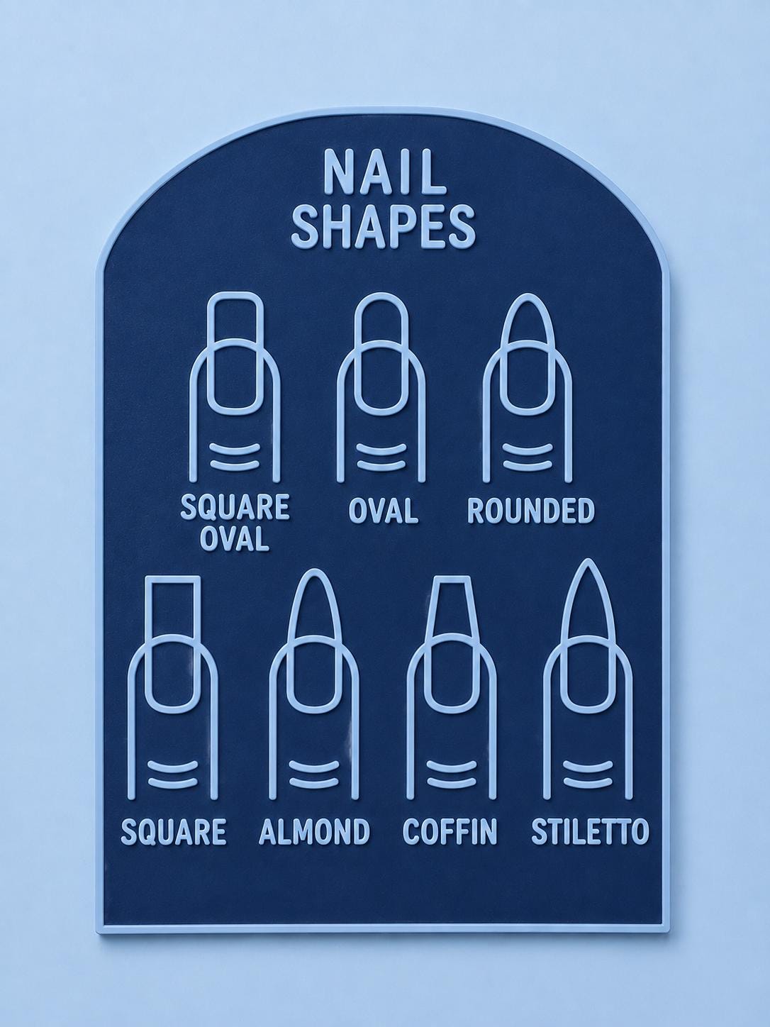 Nail Shape Display Board — photo 3