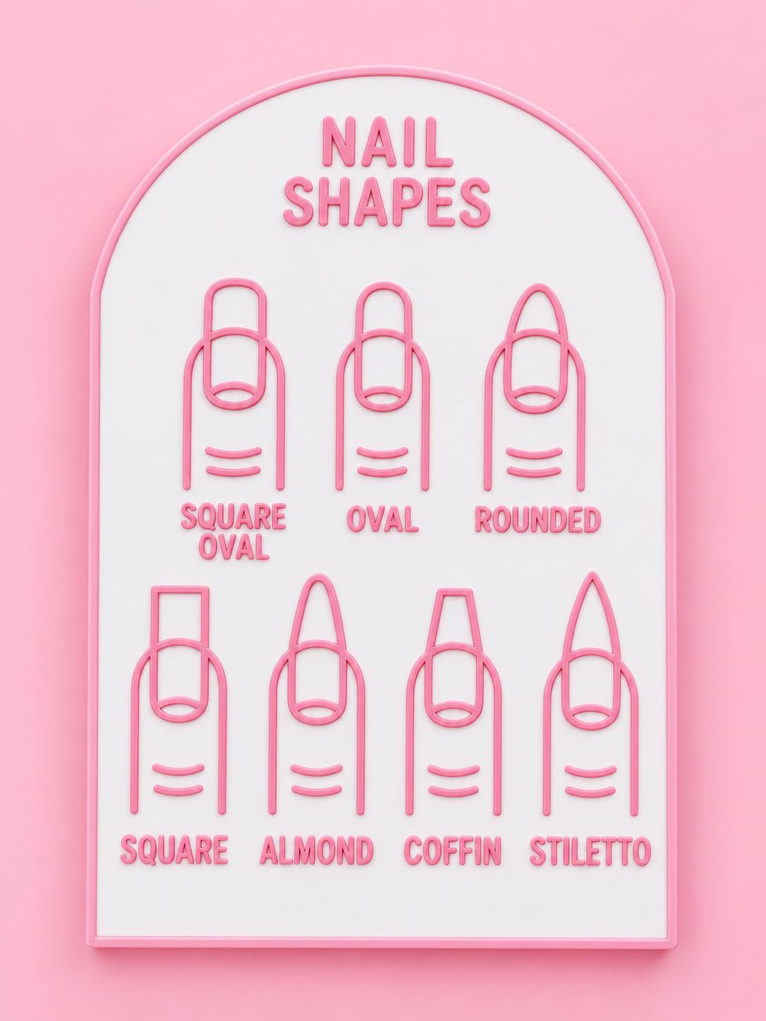 Nail Shape Display Board — photo 2