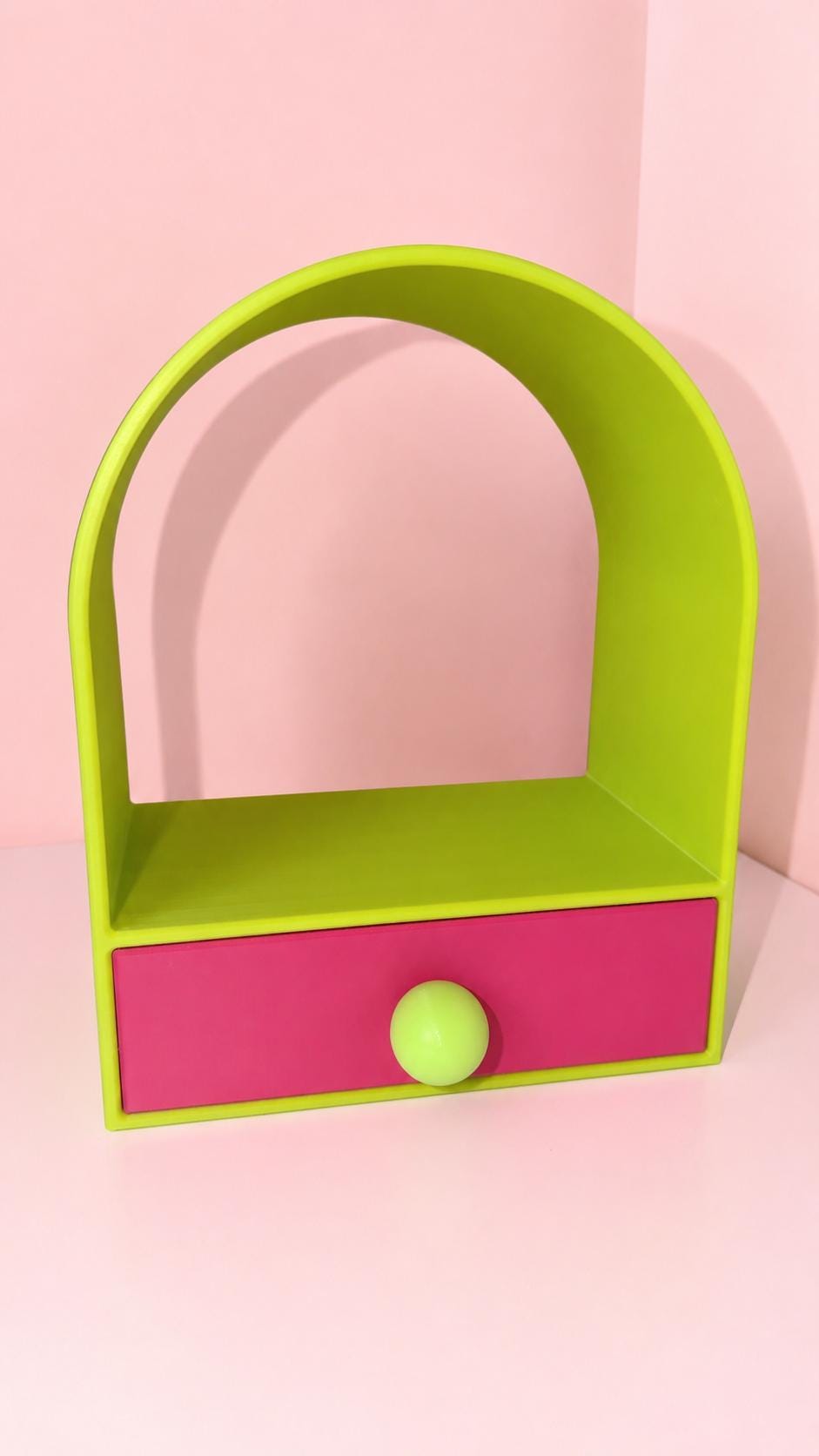 Arched Desk Organiser with Drawer — photo 2