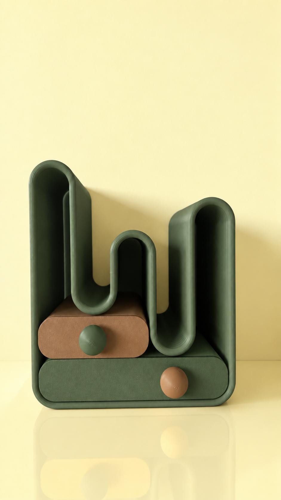 Wavy Desk Organiser with Drawers — photo 4