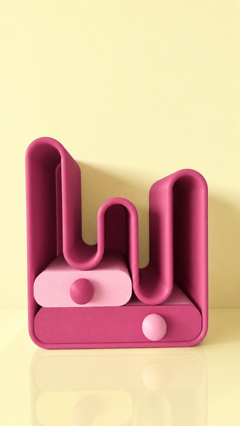Wavy Desk Organiser with Drawers — photo 5
