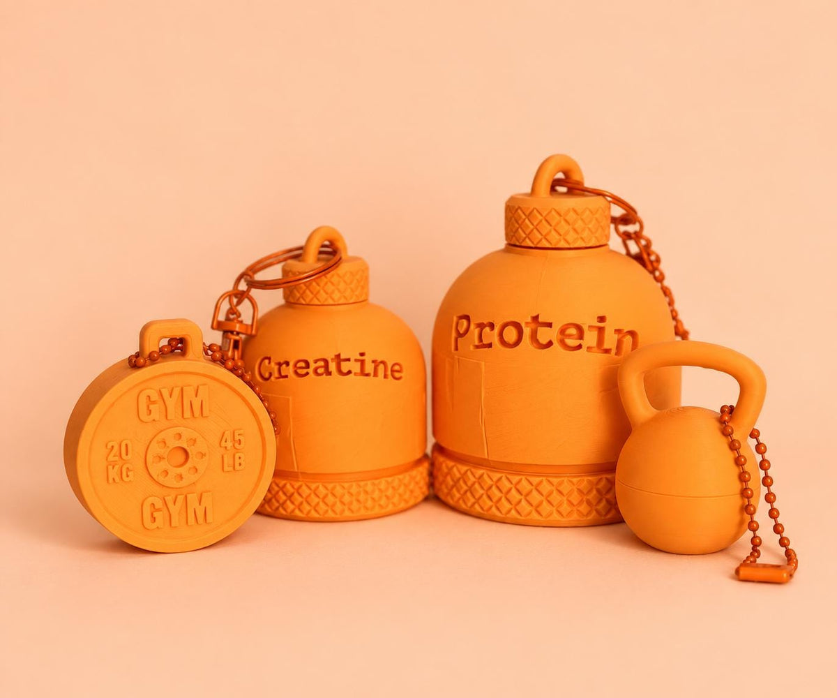 Gym Supplement Keychain Set — photo 3