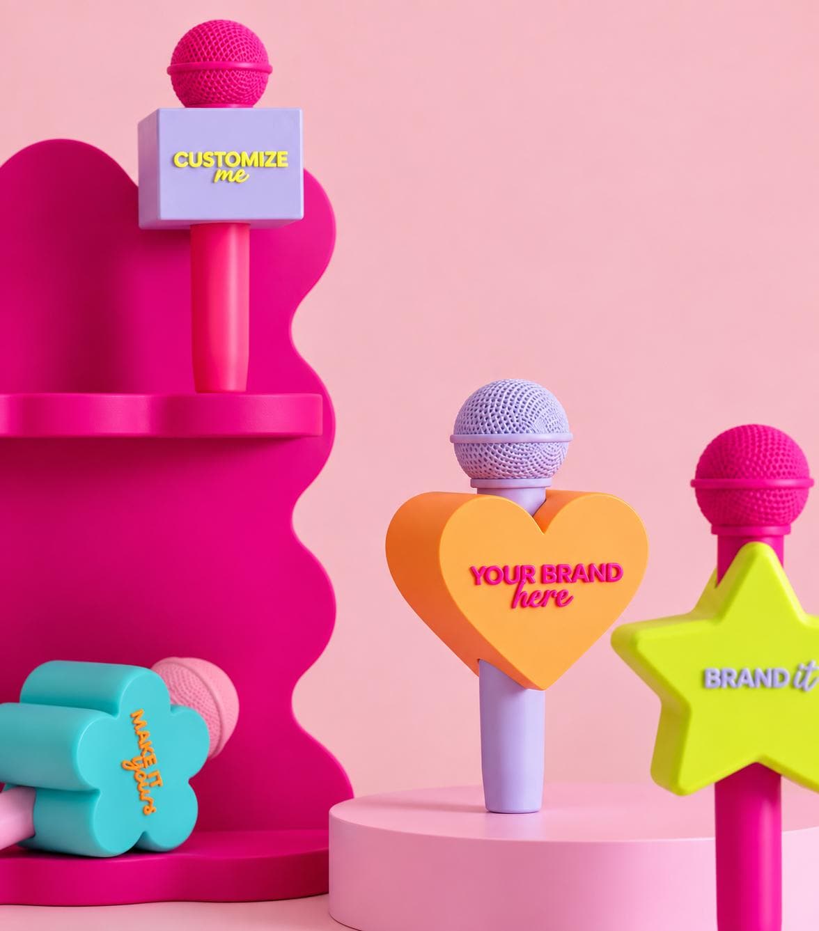 Personalised Microphone Holder