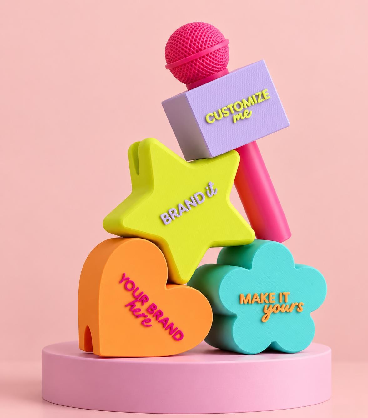Personalised Microphone Holder — photo 3