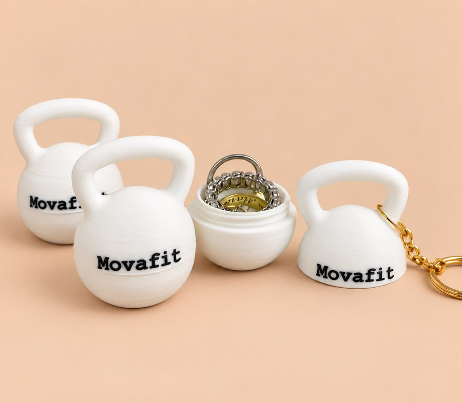 Custom Kettlebell Ring Holder Keychain