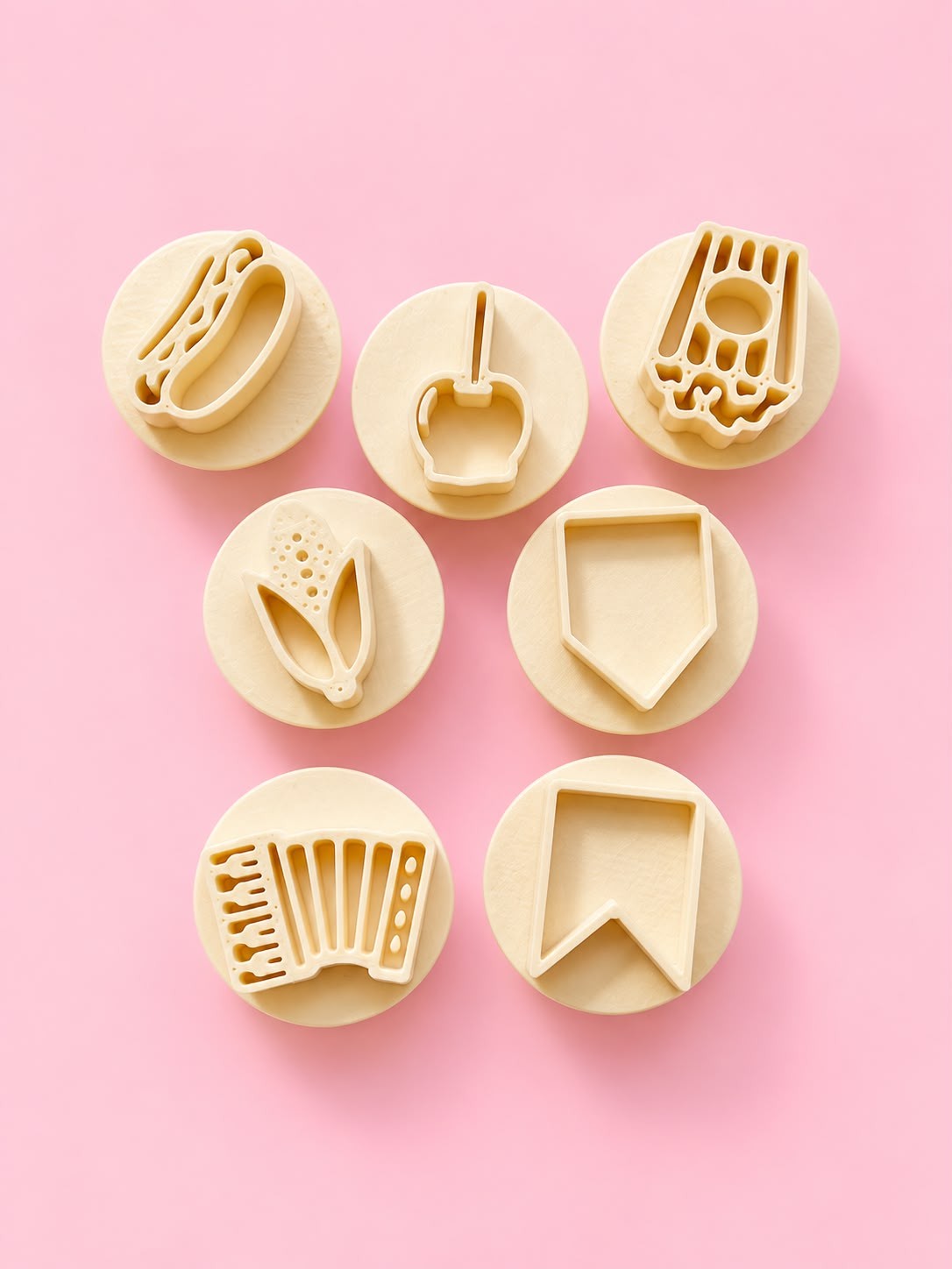 Embossing stamps with small icons